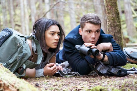 The Night Agent. (L to R) Luciane Buchanan as Rose Larkin, Gabriel Basso as Peter Sutherland in episode 103 of The Night Agent. Cr. Dan Power/Netflix © 2023