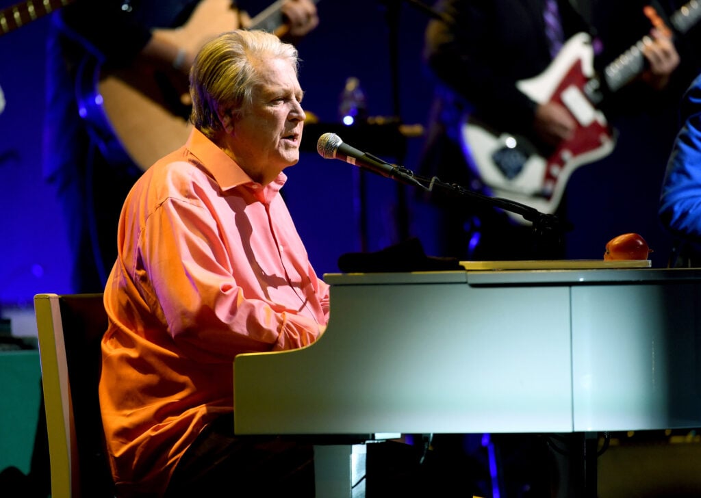 Musician Brian Wilson performs Pet Sounds at the Pantages Theatre on May 26, 2017 in Los Angeles, California.  