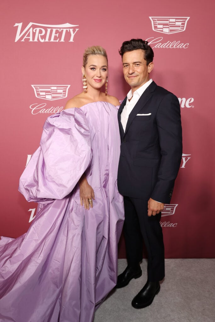 Katy Perry and Orlando Bloom together in 2021.