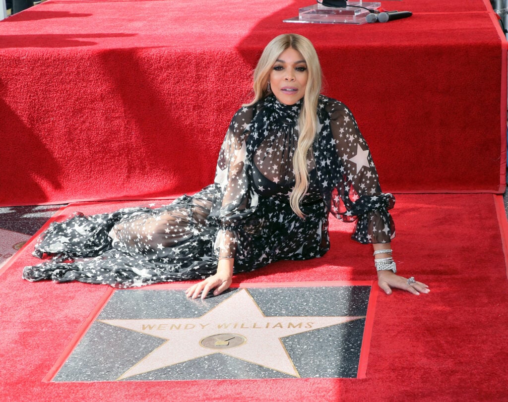 Wendy Williams and her star of fame in 2019.