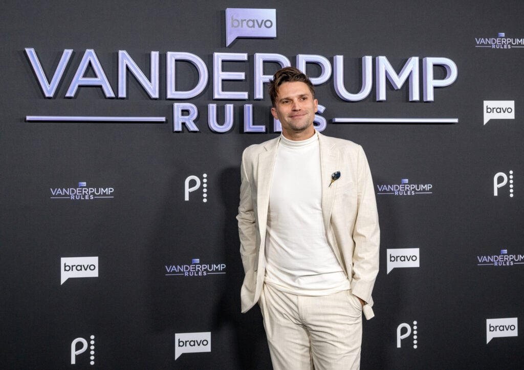 Tom Schwartz attends the premiere party for Season 11 of Bravo's "Vanderpump Rules" at the Hollywood Palladium on January 17, 2024 in Los Angeles, California.