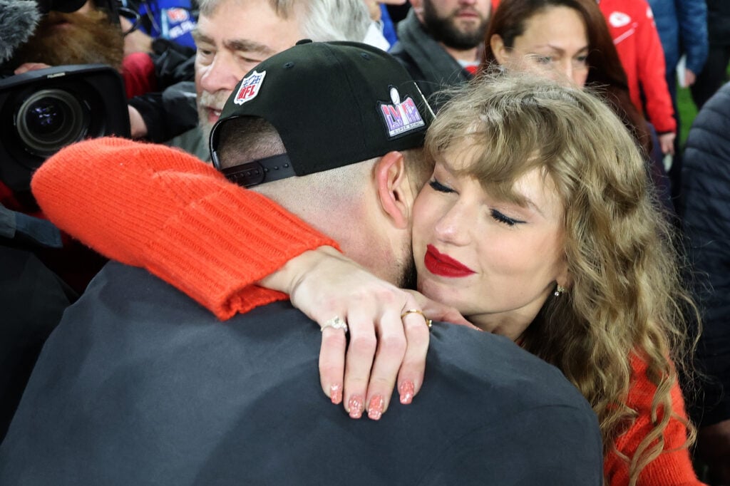 Taylor Swift with Travis Kelce in Baltimore