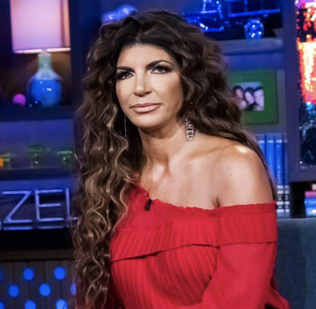 Teresa Giudice on a Set