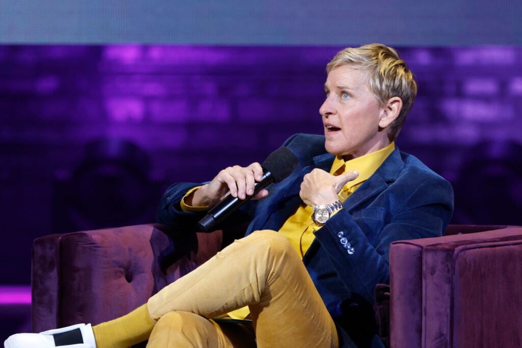 Ellen DeGeneres in November of 2022.