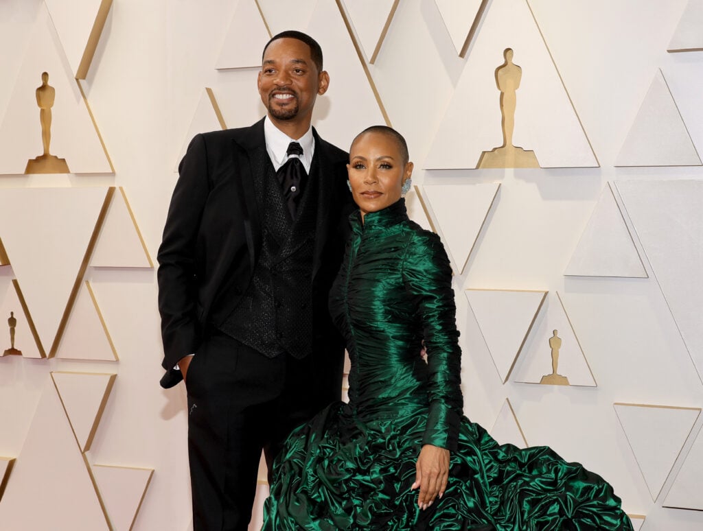 Will Smith and Jada Pinkett Smith at the Oscars in 2022.