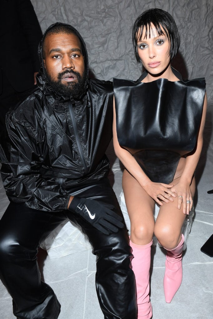 Kanye West and wife Bianca Censori in February of 2024.