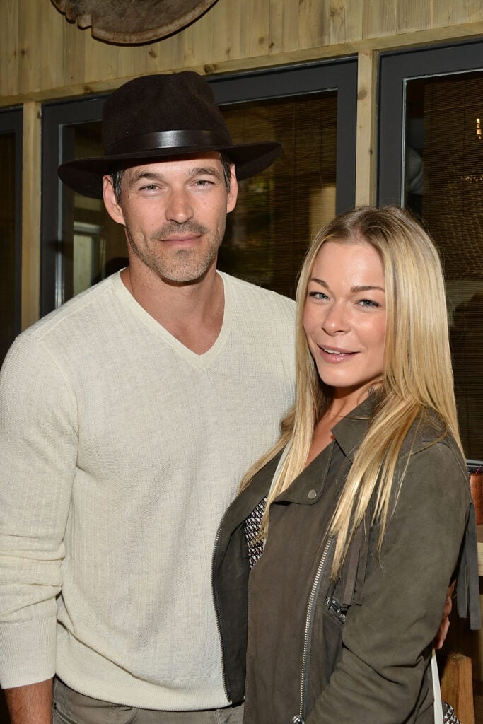 Eddie Cibrian and LeAnn Rimes attend the Project Angel Food presents in concert with Andrew von Oeyen on March 22, 2015 in Malibu, California. 