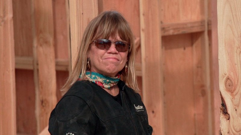 Amy Roloff in sunglasses