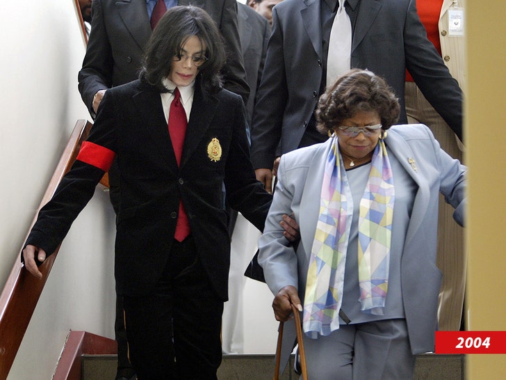 KATHERINE JACKSON and michael jackson 2004