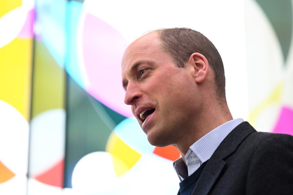 Prince William, he alleged Prince of Pegging himself, speaks at an event in March of 2024.