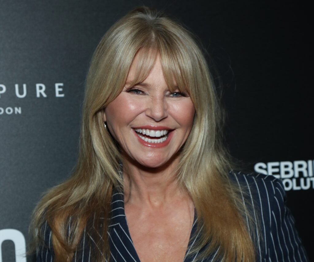 Christie Brinkley smiles