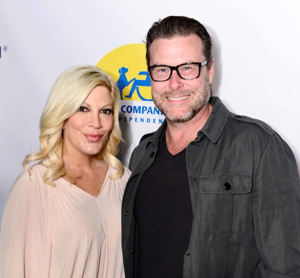 Tori Spelling and Dean McDermott throwback