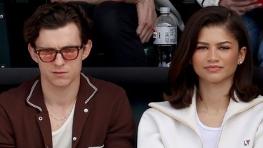 Tom Holland and Zendaya at the 2024 BNP Paribas Open