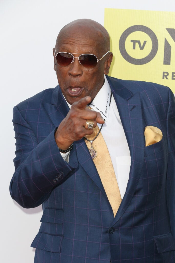 Louis Gossett Jr. attends the 47th NAACP Image Awards presented by TV One at Pasadena Civic Auditorium on February 5, 2016 in Pasadena, California. 