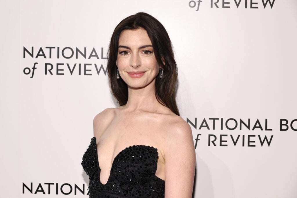 Anne Hathaway in January of 2024.