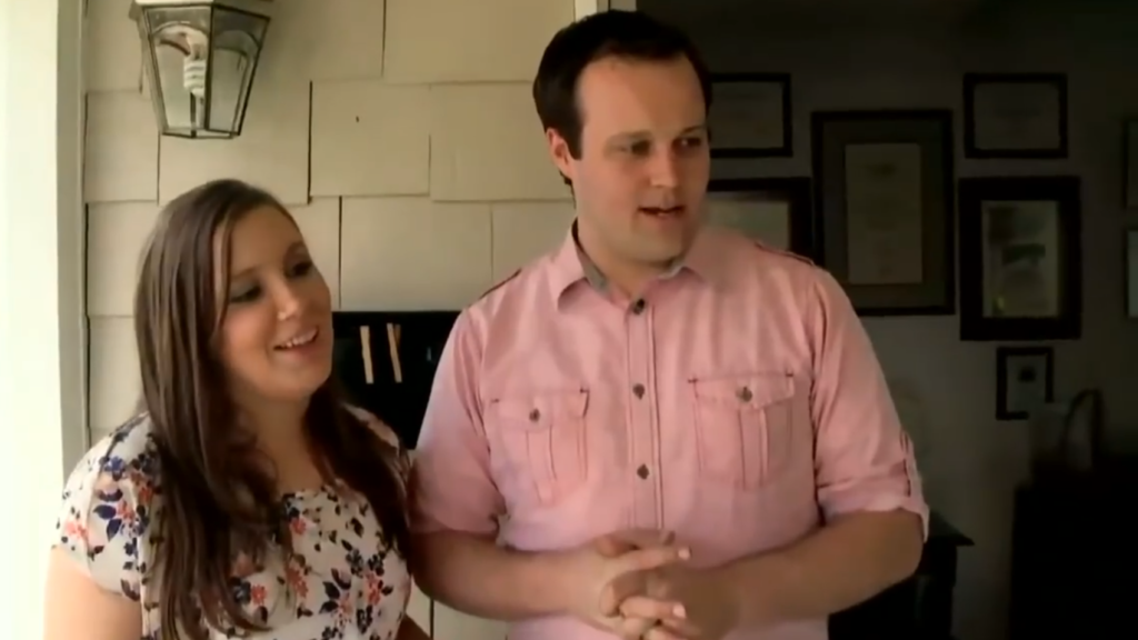 Josh Duggar and Anna Duggar on 19 Kids and Counting.