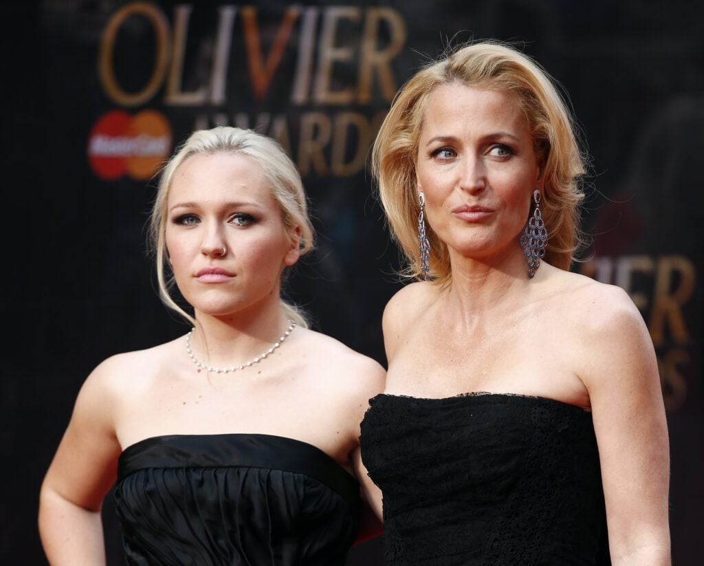 Gillian Anderson and daughter Piper Maru Klotz in 2015.