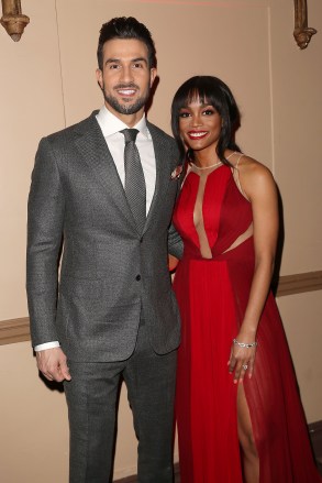 Bryan Abasolo and Rachel Lindsay
Go Red For Women RED DRESS COLLECTION 2018 - Backstage, New York, USA - 08 Feb 2018