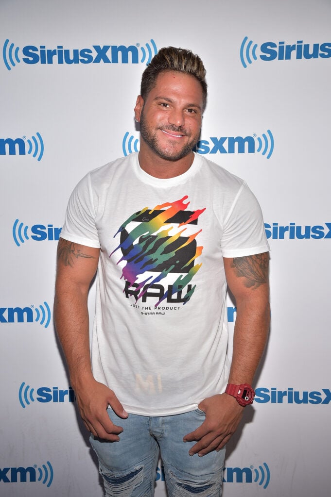 Ronnie Ortiz-Magro visits SiriusXM Studios on July 09, 2019 in New York City. 