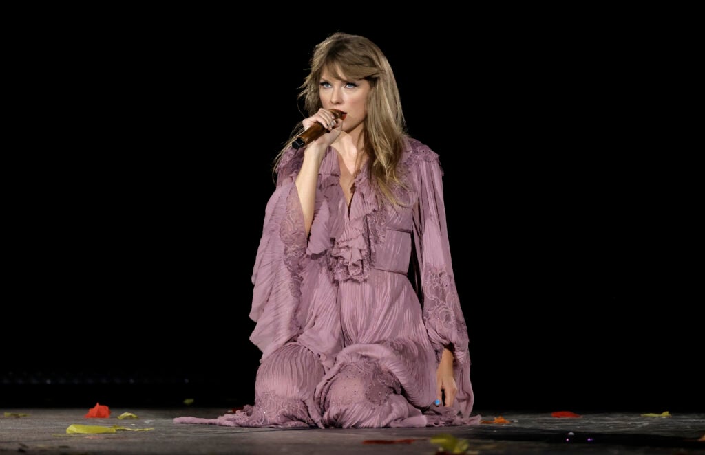 Taylor Swift performs onstage for the opening night of 