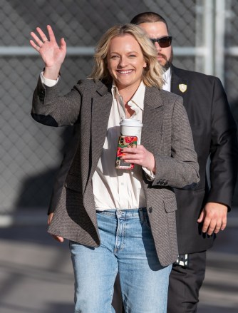 Elisabeth Moss
'Jimmy Kimmel Live' TV show, Los Angeles, USA - 25 Feb 2020