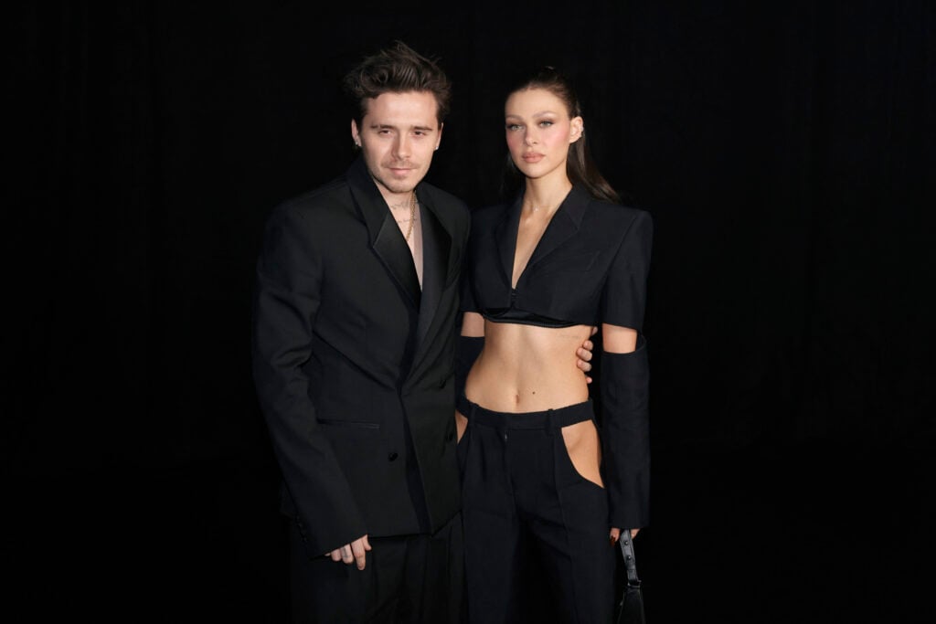 Brooklyn Beckham and Nicola Peltz Beckham in March of 2024.