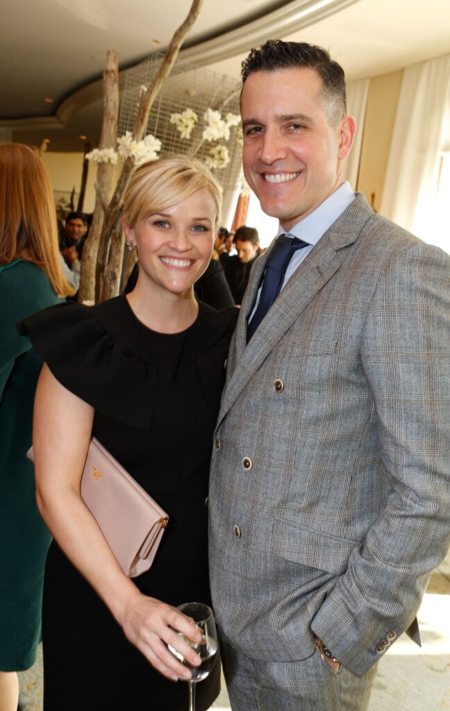 Reese Witherspoon and Jim Toth attend the 7th Annual March of Dimes Celebration of Babies, a Hollywood Luncheon, at the Beverly Hills Hotel on December 7, 2012 in Beverly Hills, California. 