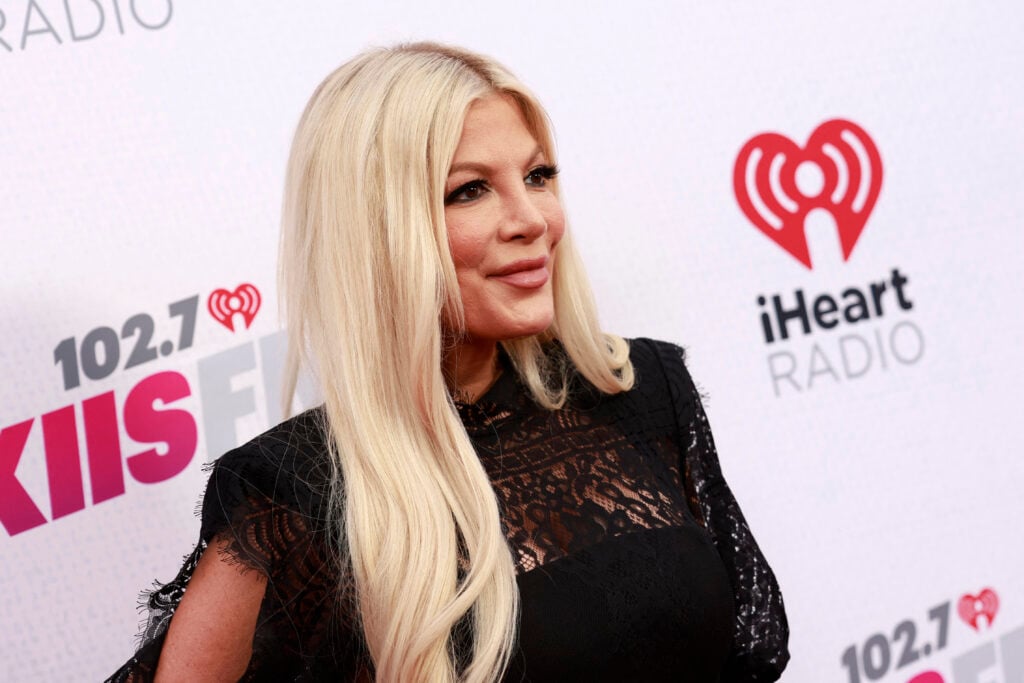 Tori Spelling in June of 2022.