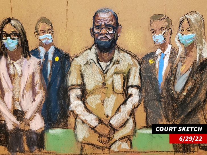 r kelly court sketch