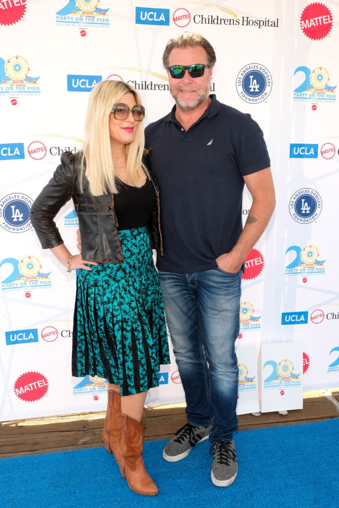 Tori Spelling and Dean McDermott throwback