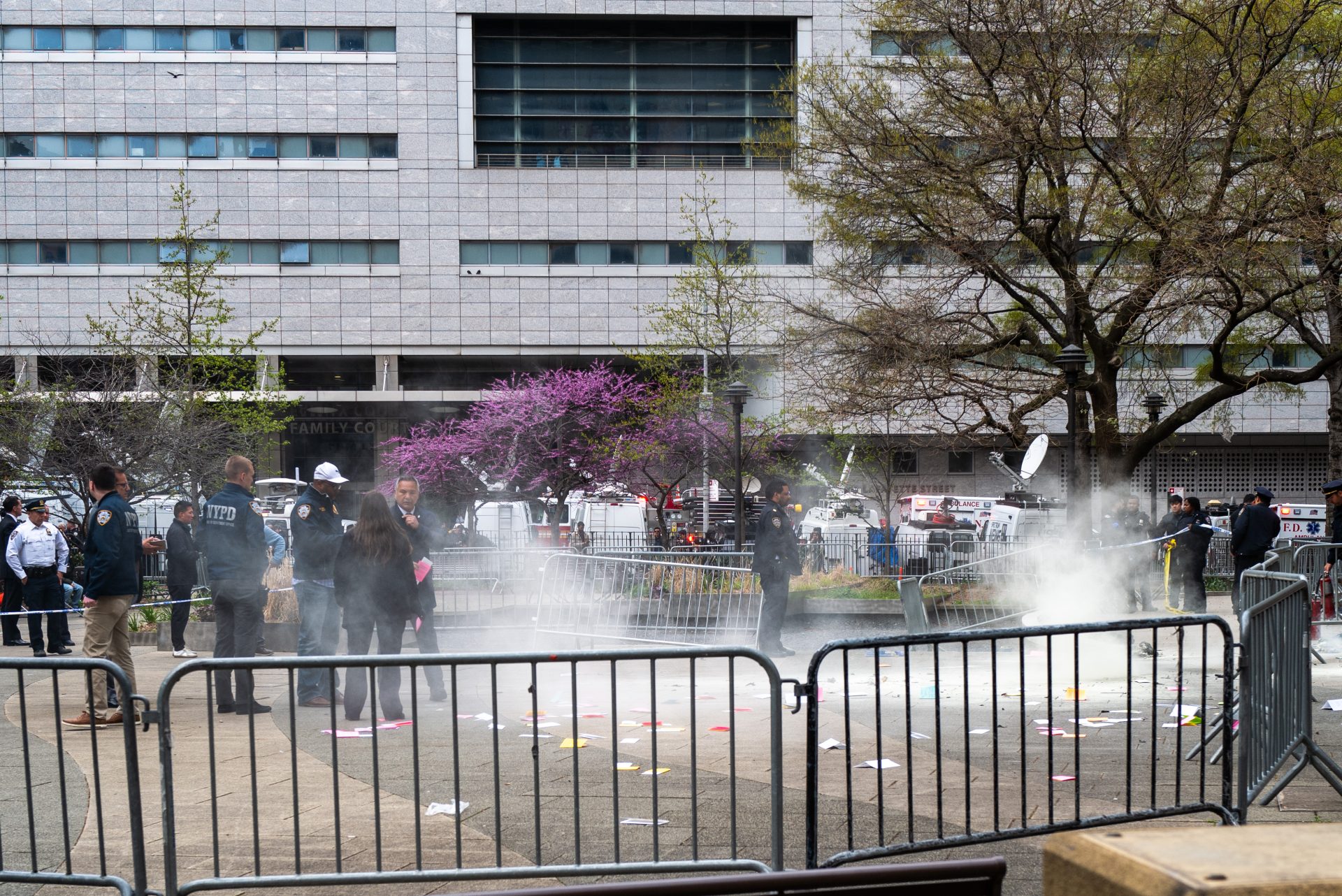 Man Lights Himself On Fire Outside Of New York Courthouse