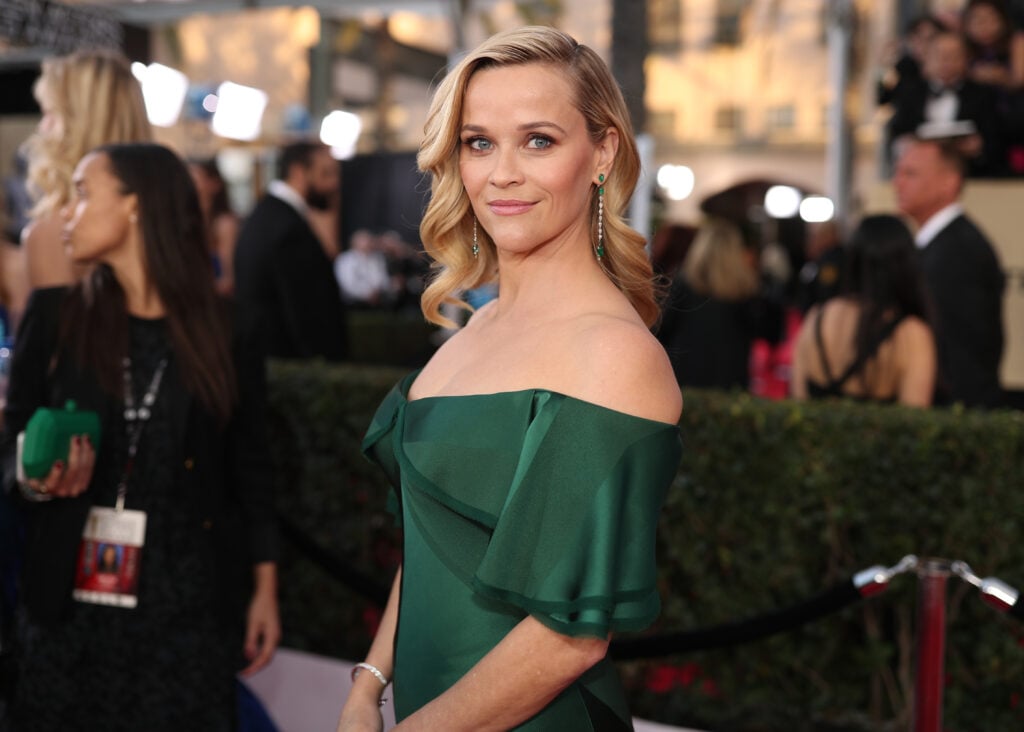 Reese Witherspoon attends the 24th Annual Screen Actors Guild Awards at The Shrine Auditorium on January 21, 2018 in Los Angeles, California. 