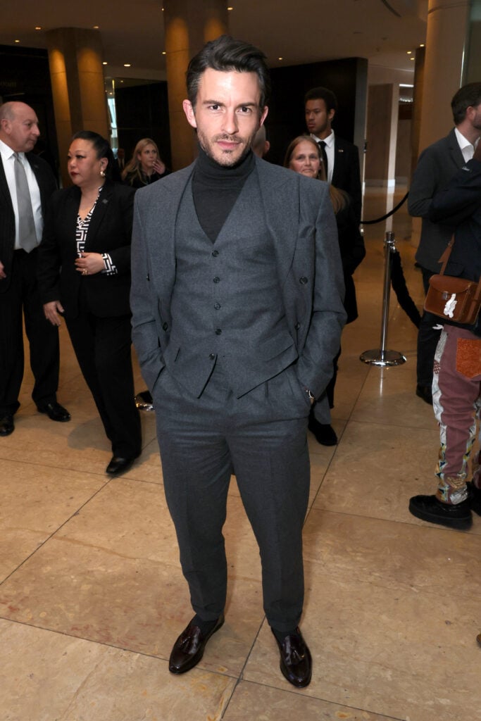 Jonathan Bailey at the 2024 GLAAD Media Awards in March of 2024.