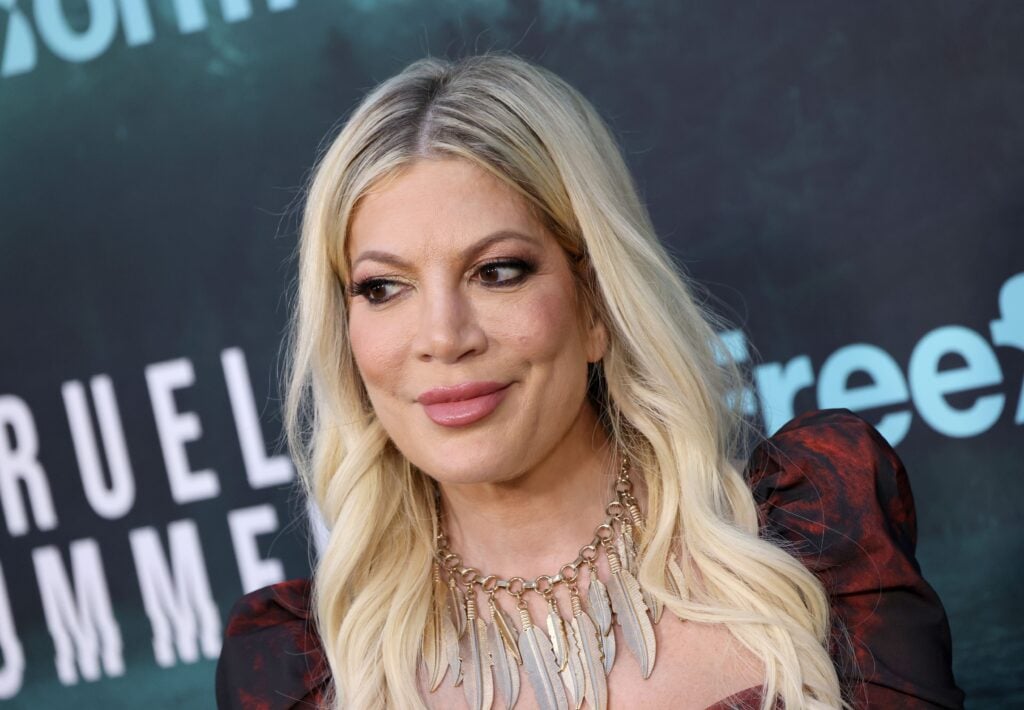 Tori Spelling attends an event