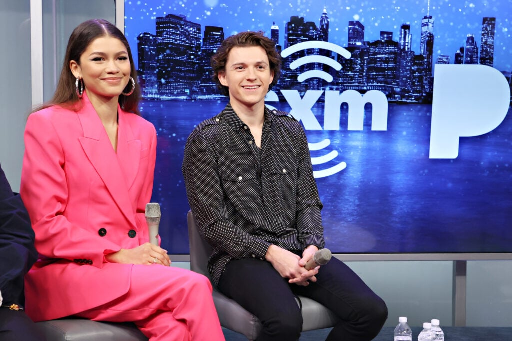 Zendaya and Tom Holland together in December of 2021.