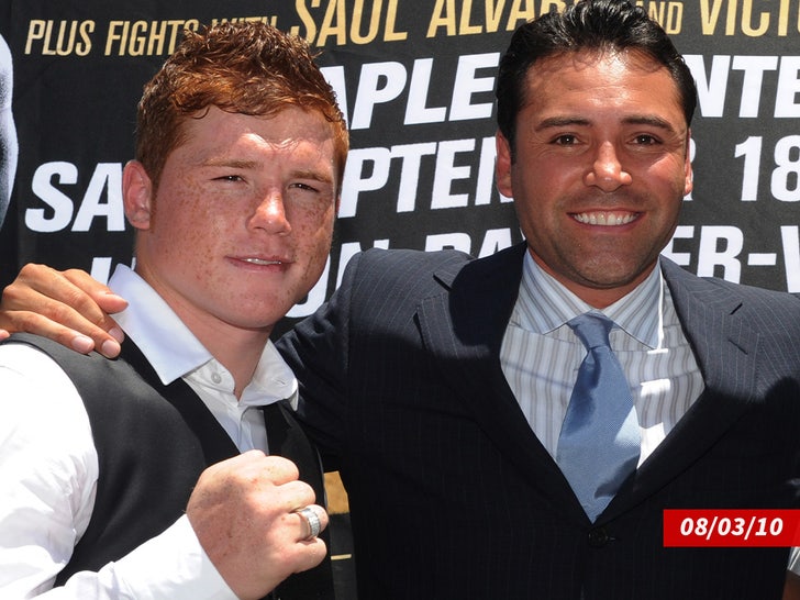 oscar de la hoya and canelo alvarez